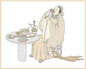 六三:食旧德,贞厉,终吉。