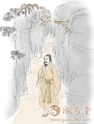 初六：臀困于株木，入于幽谷，三岁不觌。