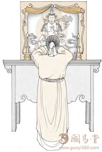 九二:巽在床下,用史巫纷若,吉无咎。