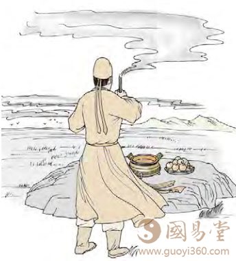 九五：东邻杀牛，不如西郊之禴祭，实受其福。